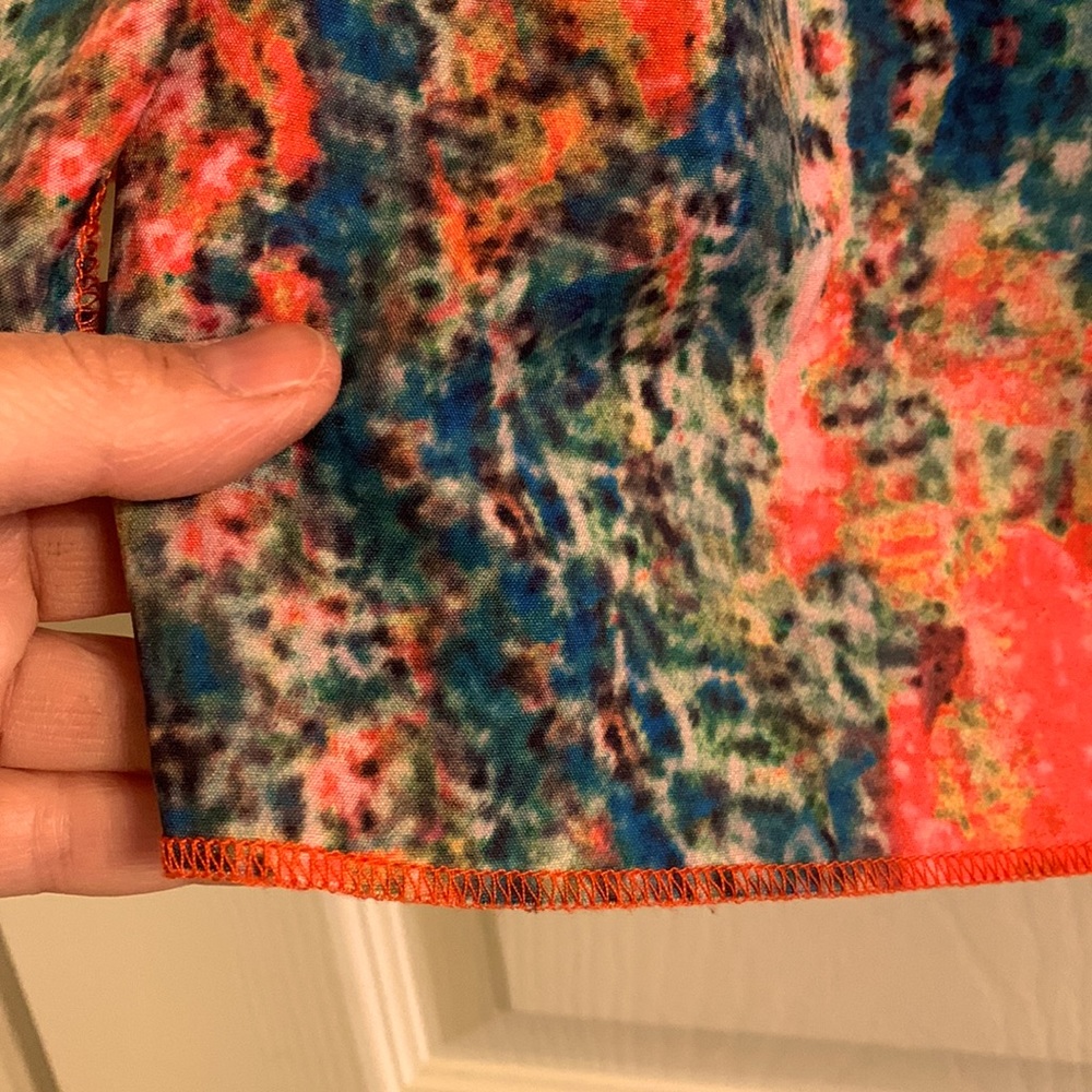 Vibrant Patterned Button Down Shirt - image 5